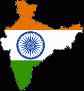 India Flag:Map